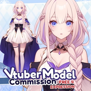 Vtuber-model Custom Commission, Live2d Vtuber-model, Vtuber-personage, Vtuber-item, Vtuber-ontwerp