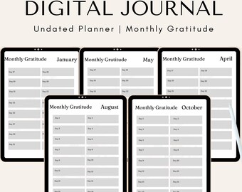 Faith Digital Journal: Prayer & Bible Study Planner (Digital Download)