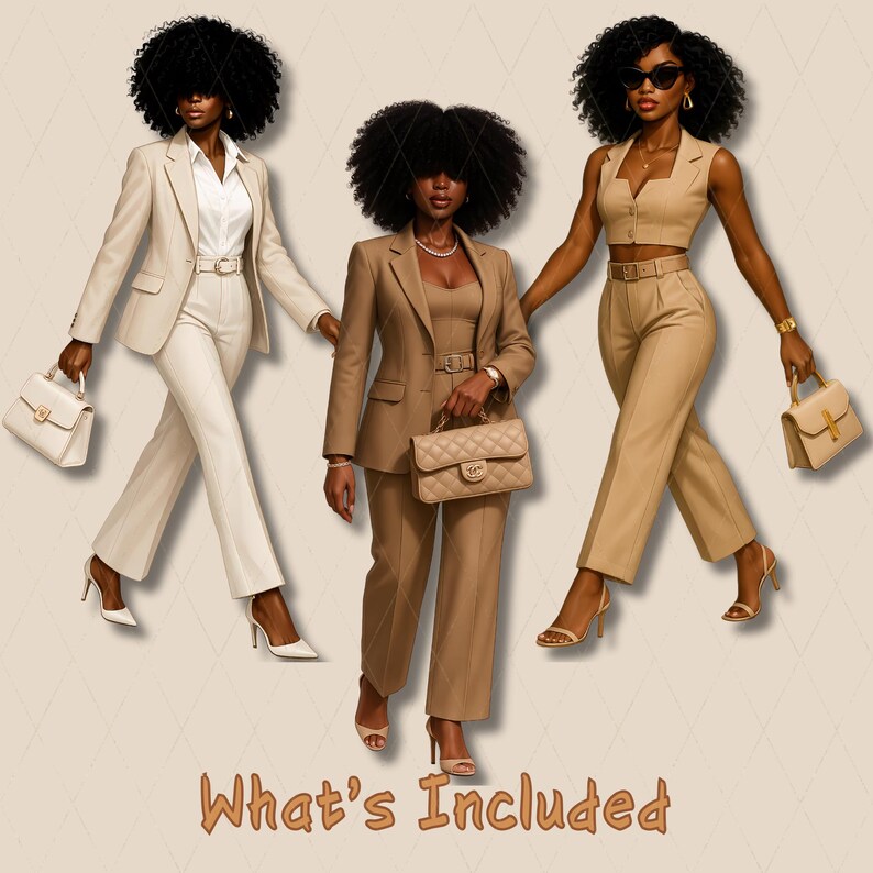 Black Girl Clipart,
Fashion Girl PNG,
Black Woman PNG,
Spring Clipart,
Stylish Women PNG,
Office Outfit PNG,
Planner Stickers,
Afro Fashion PNG,
Fashion Clipart,
Boss Lady PNG,
Trendy Clipart,
Workwear Stickers,
Woman Clipart PNG,