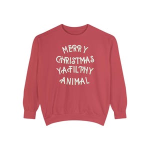 Ya Filthy Animal Merry Christmas Kevin Sweatshirt, Home Alone Merry Christmas, Kevin Shirt, Home Alone Sweatshirt Saying Gift, Filthy Animal