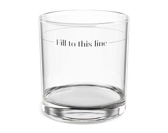 Whiskey Rocks Glass, Bourbon Glass, 10oz Whiskey Glass, Gift Rocks Glass, Rocks Glass for Whiskey Lovers, Groomsman