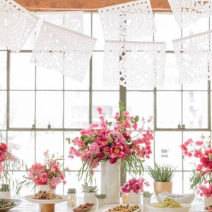 Wedding Decorative Papel Picado banner Fiesta Wedding Mexican garland Mexican party theme decor papelpicado bunting Shower papel picado boda