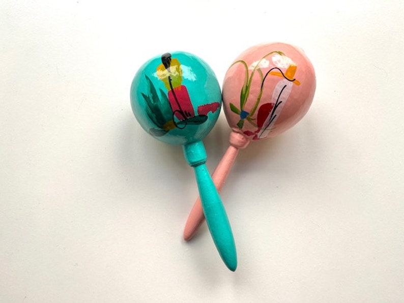 Maracas Traditional 65 Maracas Hand Painted With Names and Etsy