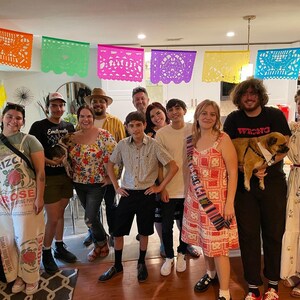 Wedding PapelPicado Banner: AMOR Mexican Fiesta Garland Decorative papel picado bunting Bridal Shower Decorations image 12