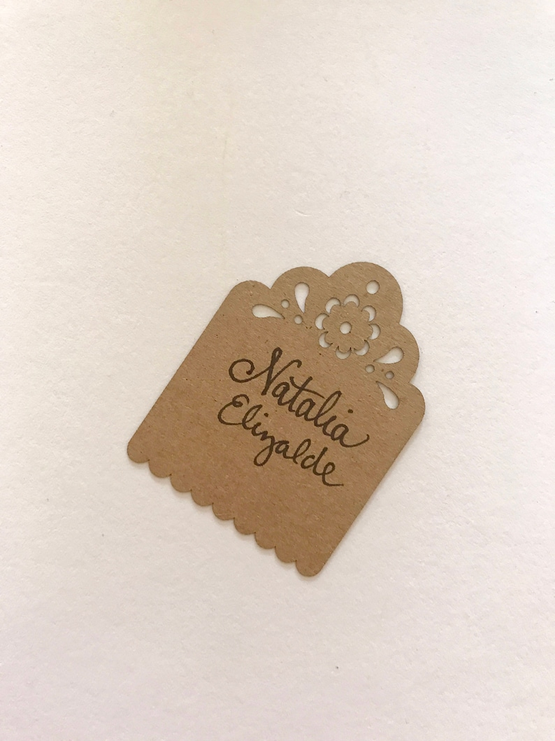Kraft Party favor tags laser cut blank gift fiesta succulent Etsy