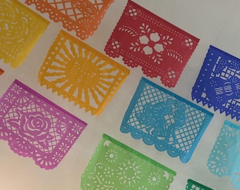 Papel Picado Banner: 20-Foot Mexican Fiesta Garland