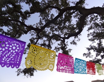 All Occasion (1) Tissue Paper Papel Picado Banners for your Fiesta - Birthday,Rehearsal Dinner, cinco de mayo
