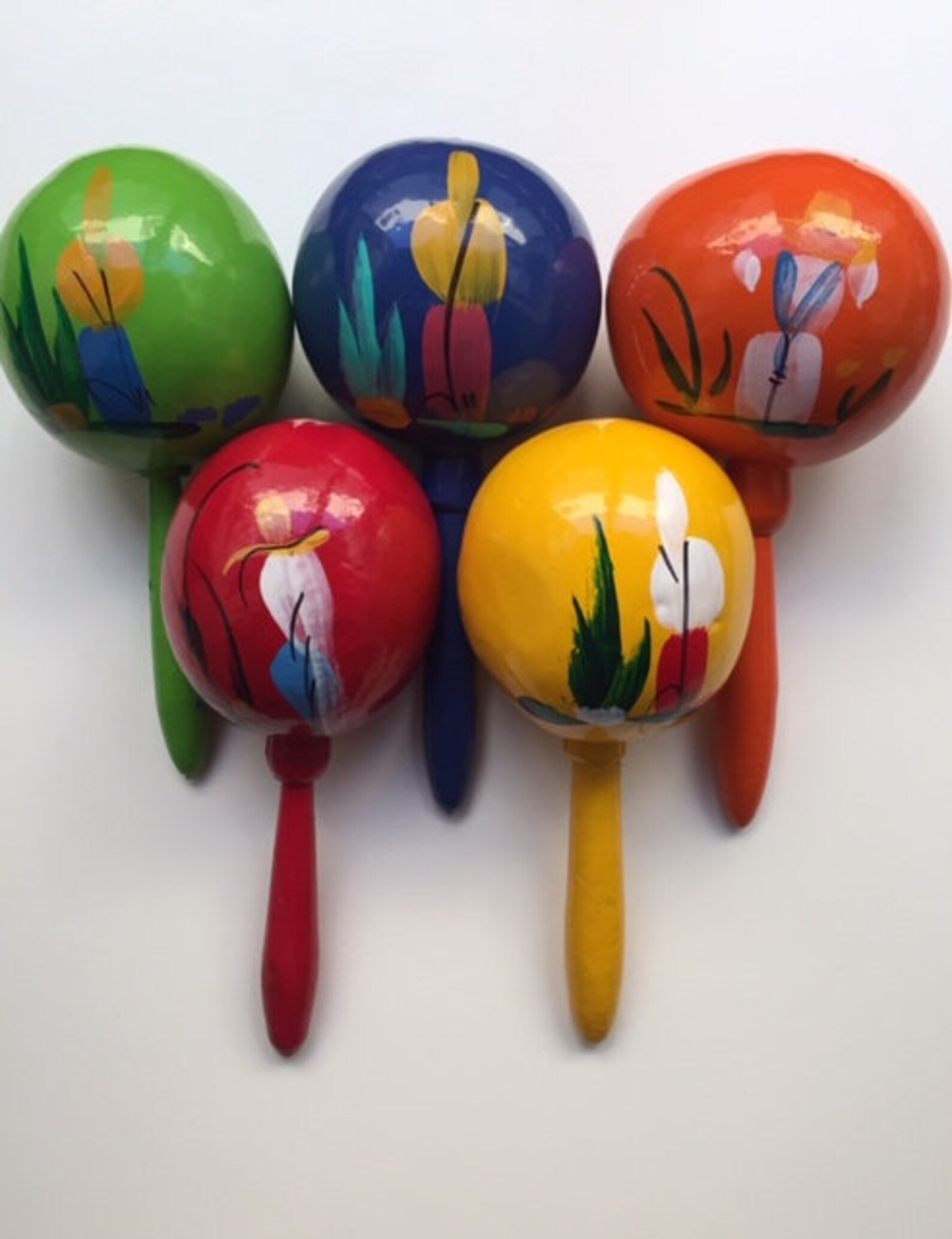 Maracas traditional each piece hand painted with names and Etsy