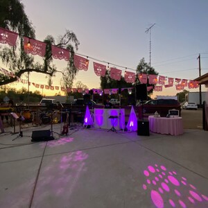 Papel Picado Quince garlands Quinceañera banners Personalized Fiesta Mexican Fiesta Decoration QUINCE garland 15th quince papel picado decor image 5