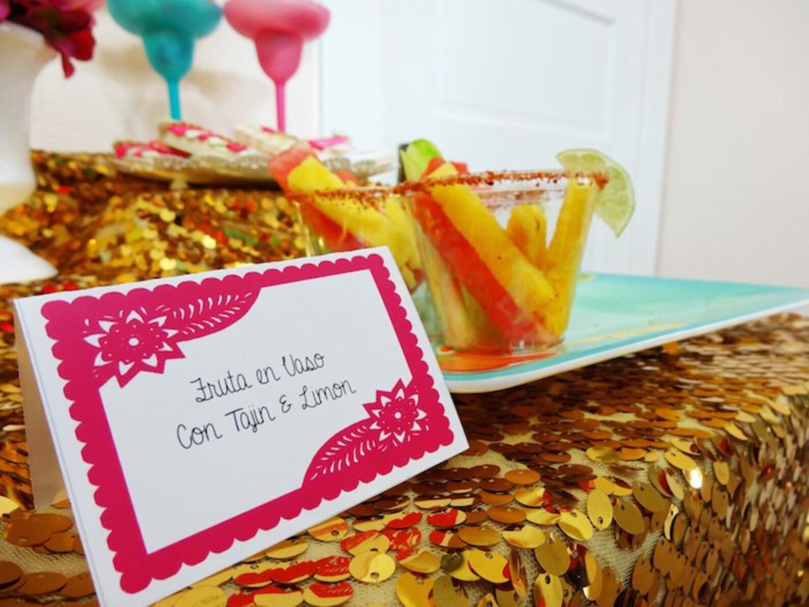 Place Cards or Food Tents Fiesta DIY Printable Papel Etsy