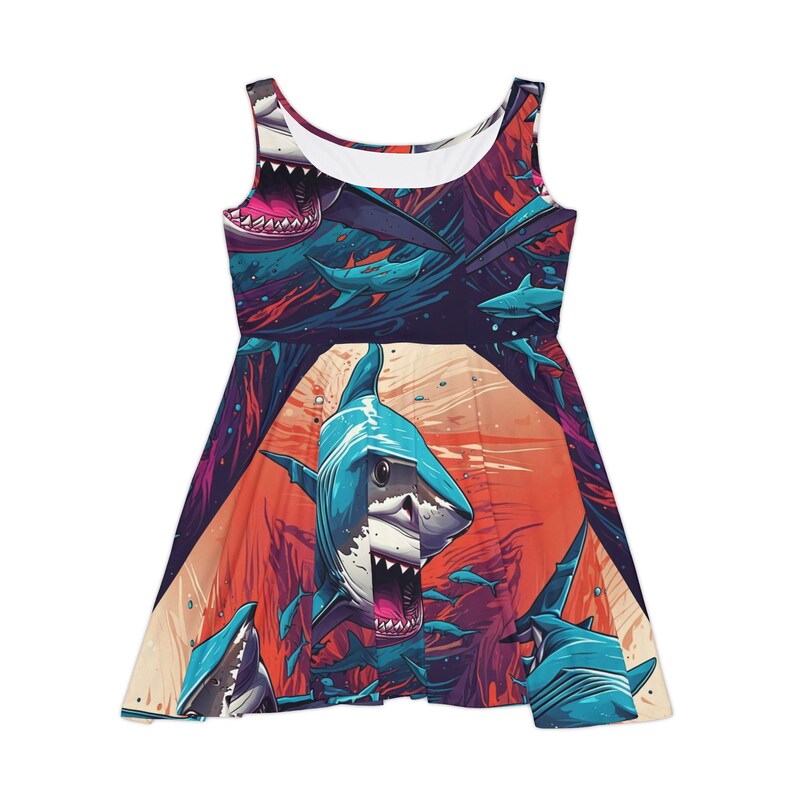 Camo Shark Skater Dress main image 0