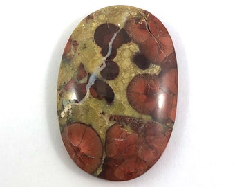 Peanut Rock 36x25mm oval cut cabochon