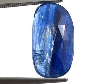 Blue Kyanite fancy rose cut 8.68 carat loose gemstone