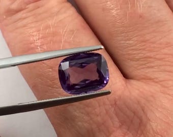 Lab sapphire synthetic Alexandrite cushion cut 10x8mm loose gemstone