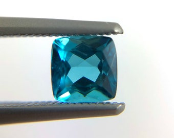 Indicolite blue tourmaline 0.61 carat oval cut loose gemstone