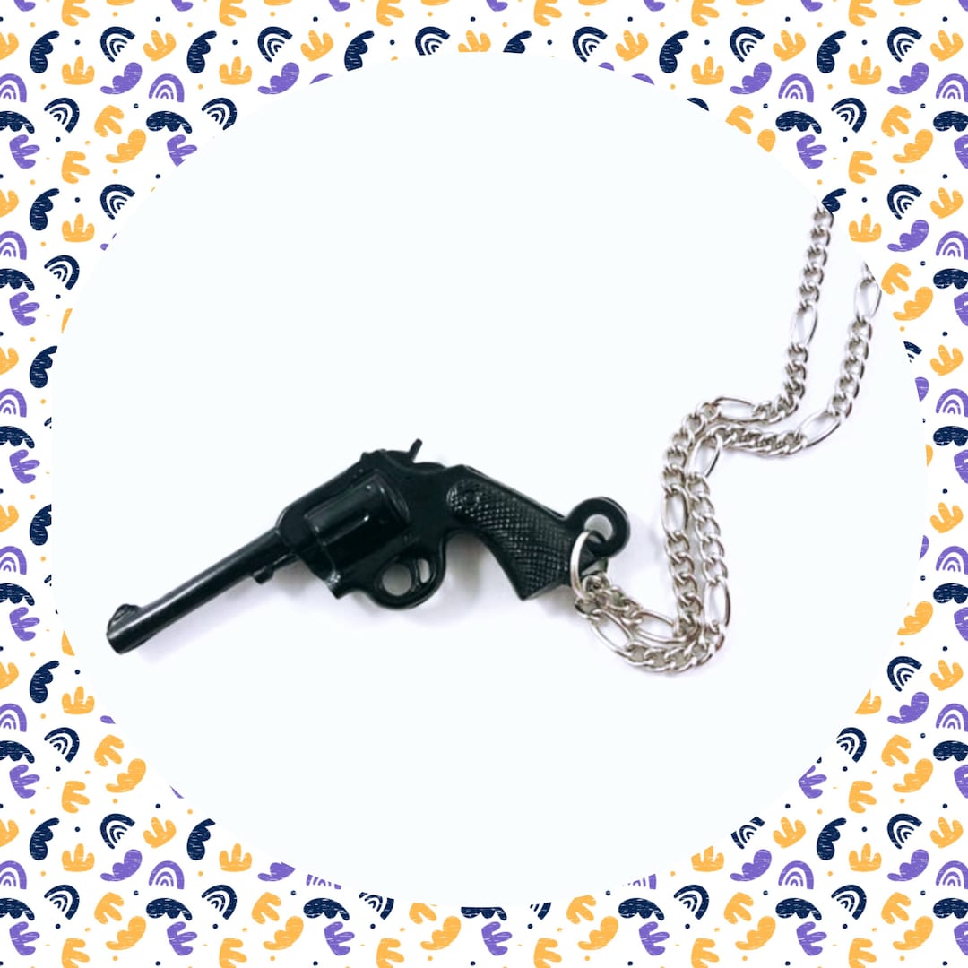 Vintage Black Toy Pistol Gun Revolver Plastic Gumball Prize - Etsy