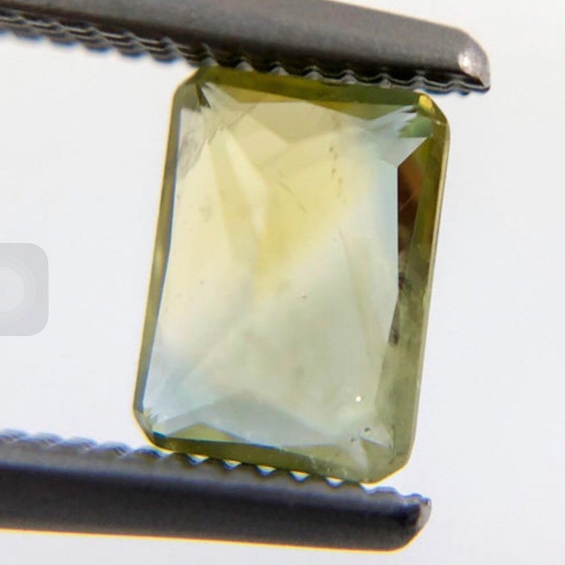 Australian Parti Sapphire rectangle cut 0.63 carat loose gemstone image 10