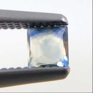 Australian Parti Sapphire princess cut 0.21 carat loose gemstone imagem 4