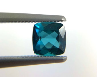 Indicolite blue tourmaline 0.57 carat oval cut loose gemstone