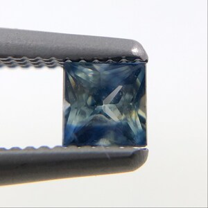 Australian Parti Sapphire princess cut 0.21 carat loose gemstone image 9