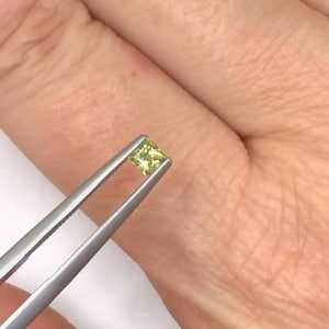 Australian Parti Sapphire princess cut 0.20 carat loose gemstone