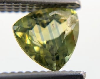 Australian Parti Sapphire trillion cut 0.53 carat loose gemstone