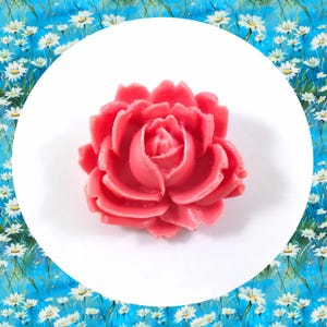 Vintage Blumen Brosche pink Orchidee Blüte Camelia LIEBLINGSMITTEL