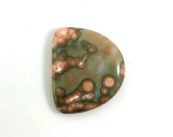 Ocean jasper 31.90 carat fancy cut cabochon loose gemstone