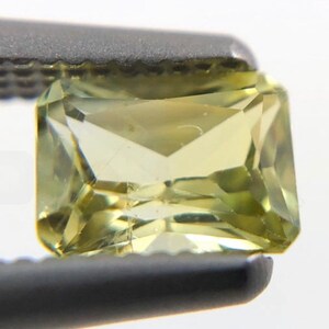 Australian Parti Sapphire rectangle cut 0.54 carat loose gemstone image 4