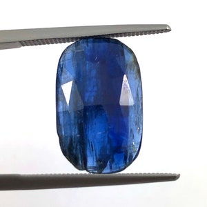 Blue Kyanite fancy rose cut 6.75 carat loose gemstone