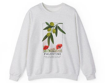 Palestine: Resilience in Bloom Sweatshirt