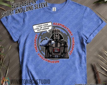 Respiratory Therapist Star Wars Shirt: Darth Vader Lung Squad RT Gift