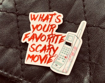 Whats your favourite scary movie Scream Horror brooch pin badge
