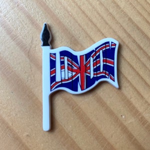 5 x Londres Grã-Bretanha Union Jack bandeira flatbacks artesanato de fabricação de cartões