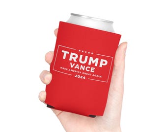 Trump Vance 2024, Can Cooler Coozie, Trump 2024, Presidential Election, 1776, America, Never Surrender, 2A, Can&#39;t Stump the Trump
