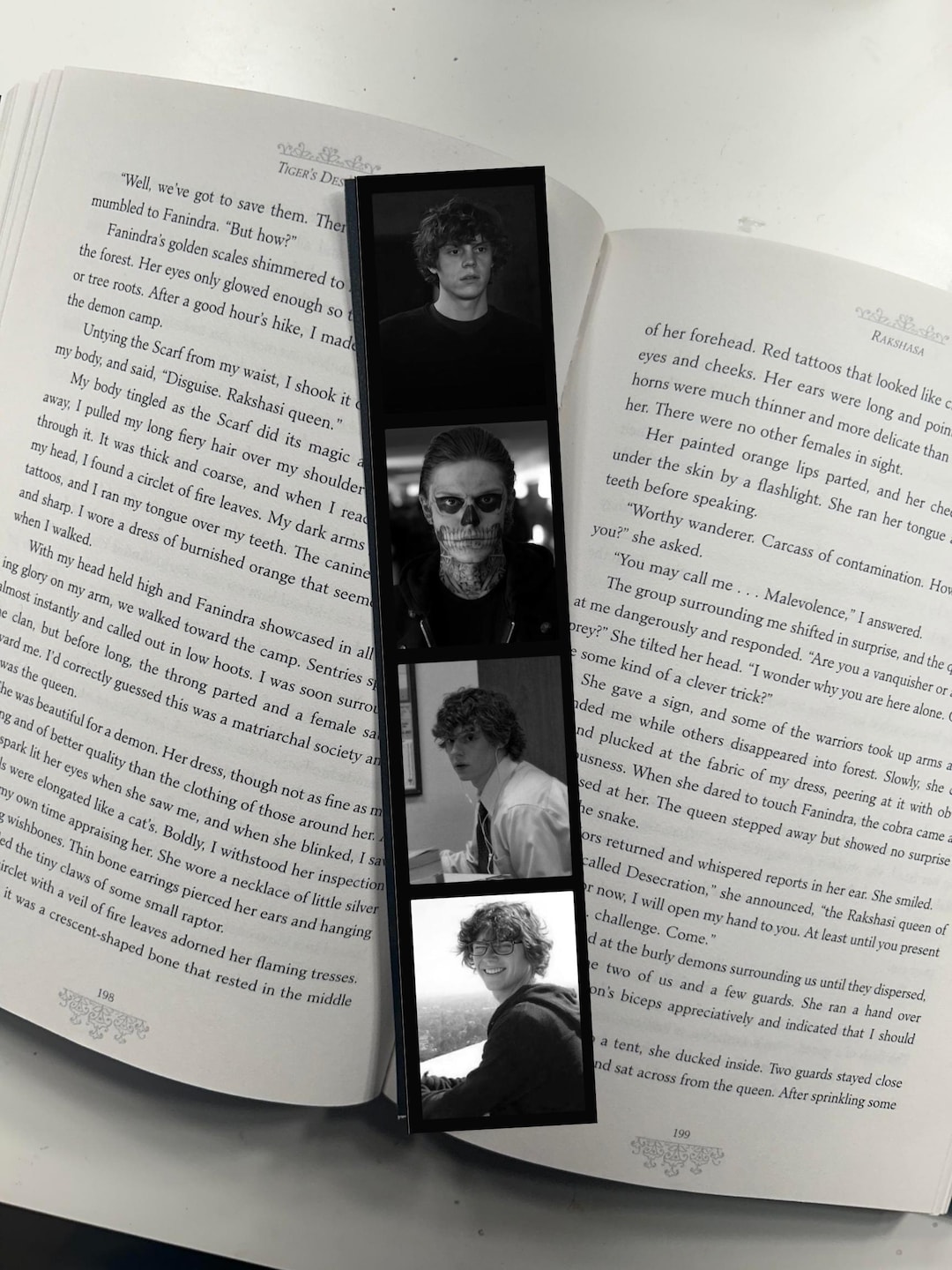 Evan Peters Laminated Bookmark Photo Strip - Etsy