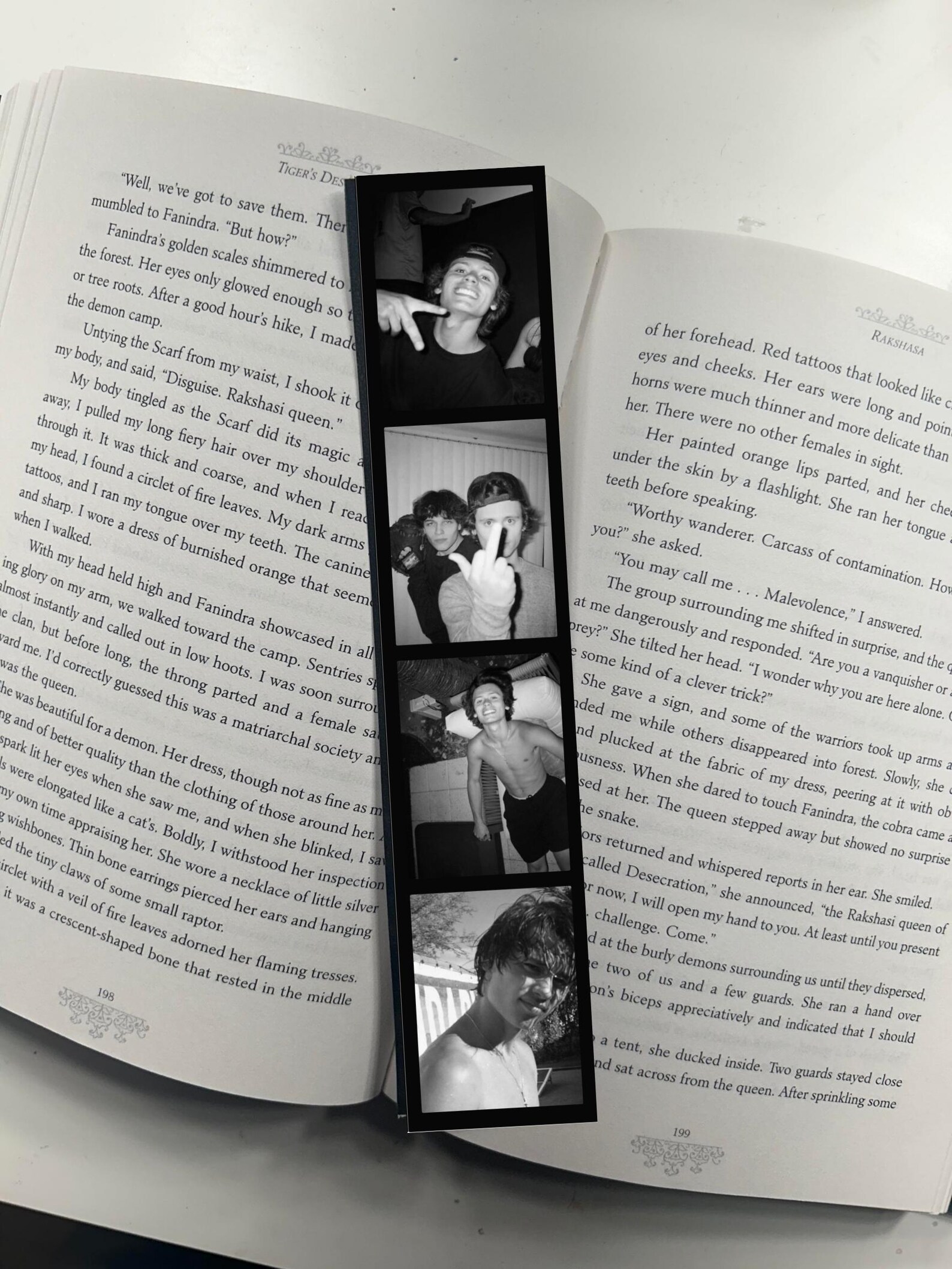 Nathan Doe Laminated Bookmark Photo Strip Etsy