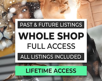 WHOLE SHOP Bundle Cliparts Backdrops Overlays Ultimate Bundle - Lifetime Entire store access - All Past & Future Designs - Commercial Use