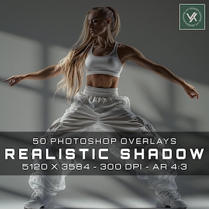 50 Realistic Shadow Photoshop Overlays, Window Light Overlay, Studio Lighting, Maternity Background, Digital Backdrops, Photography Overlays