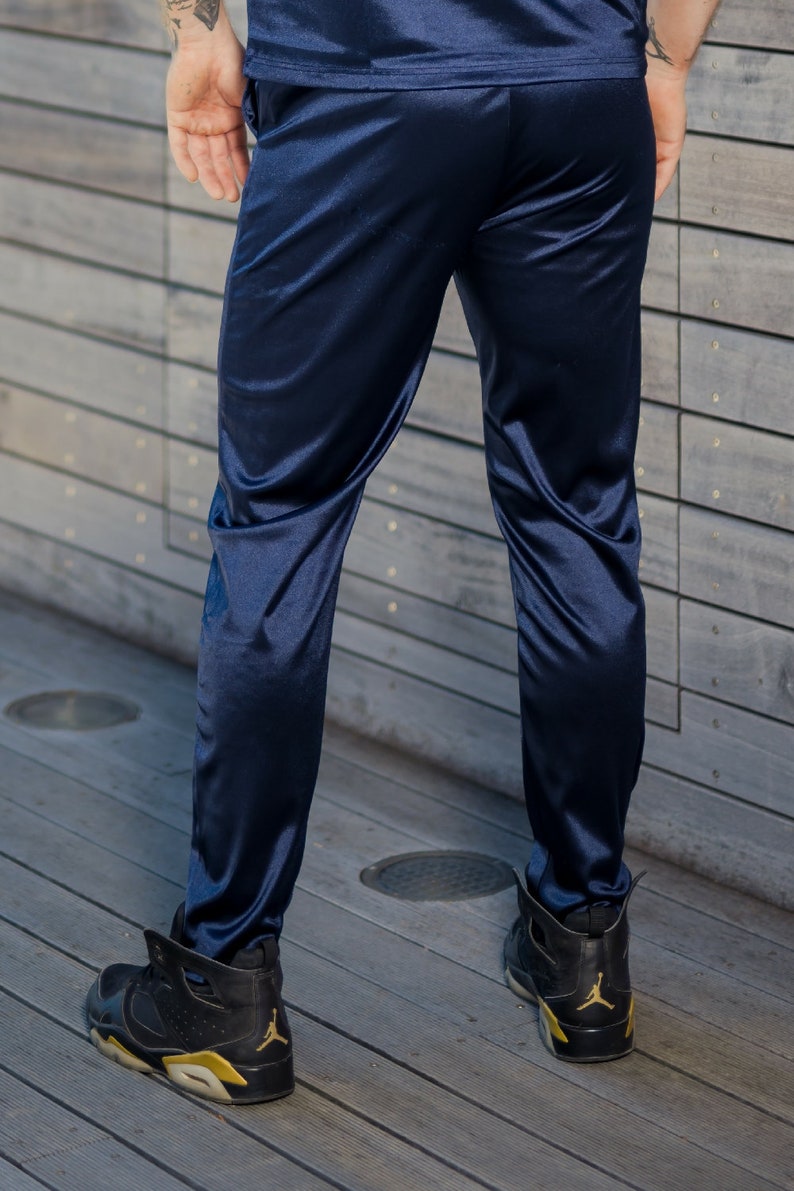'Shiny Trims' joggers Pants