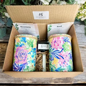 Pastel Bloom Grow Your Own Herb Garden Gift Set