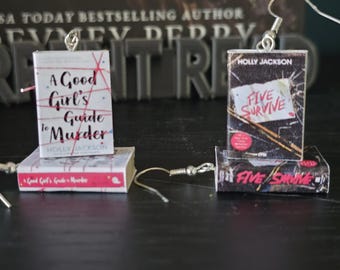 Holly Jackson Mini Book Earrings