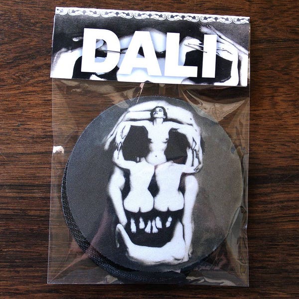 Skullpture, Classic Dali Lost Archives Body Sculpture Coaster Set/Glass Pads, CAR & Table Top Drink Coasters, Dessus Verre
