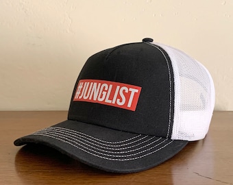 Junglist DNB Drum n Bass Electronic, Techno Music Trucker Hat Cap -Snapback OSFA