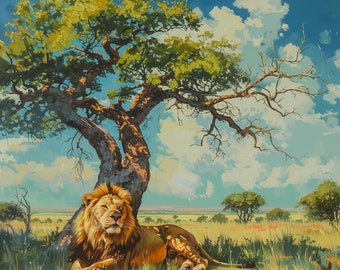 Lion there