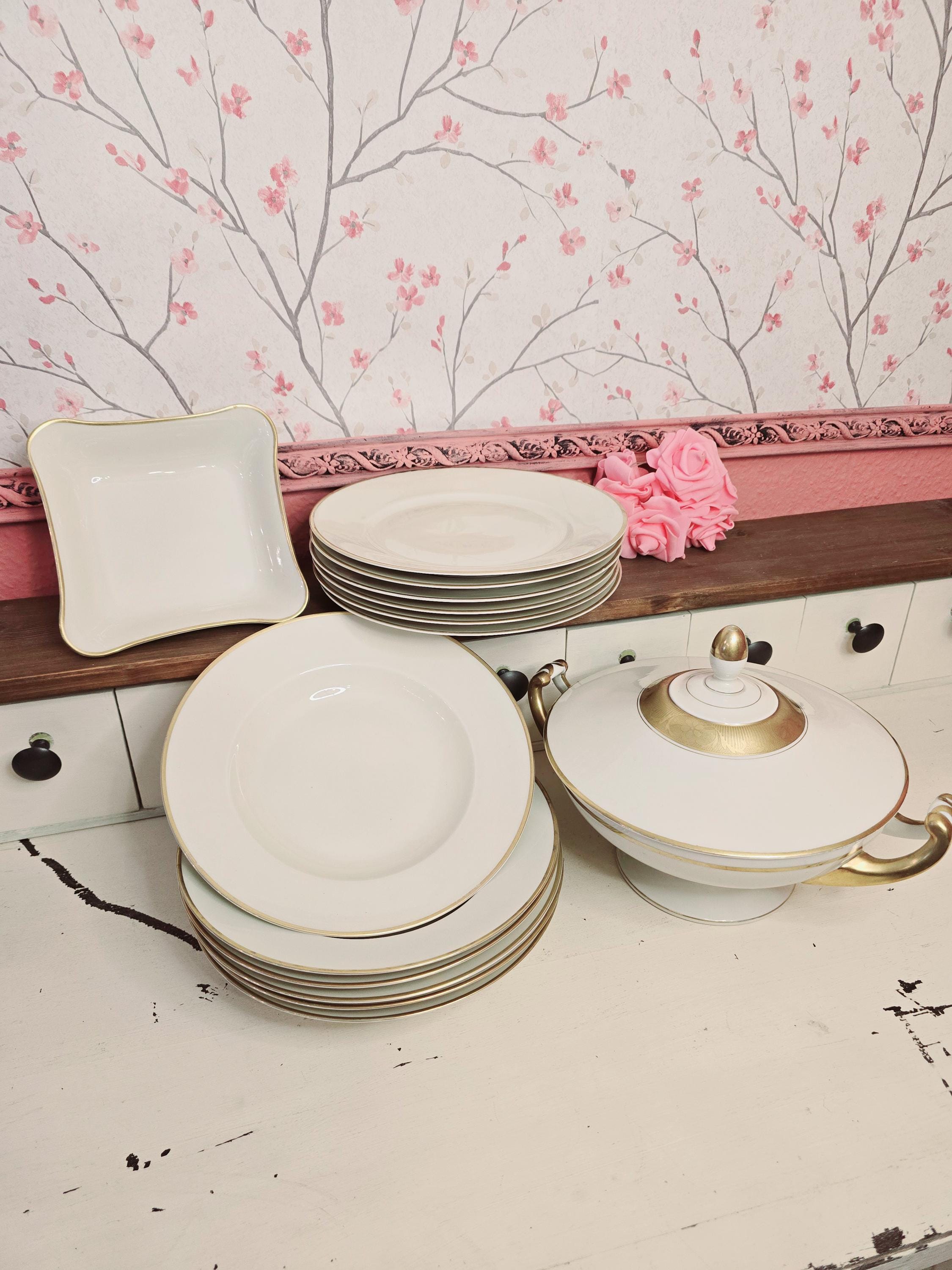 Edelstein Bavaria dining service for 6 people made of porcelain