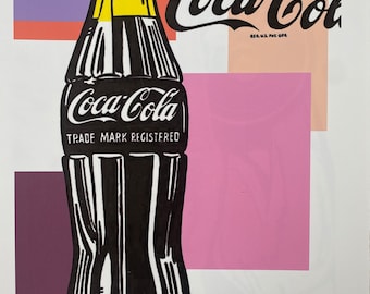 Andy Warhol &quot;Coca Cola  &quot; Lithograph, Certificate, Signed, Top! Wall Art, Pop Art after
