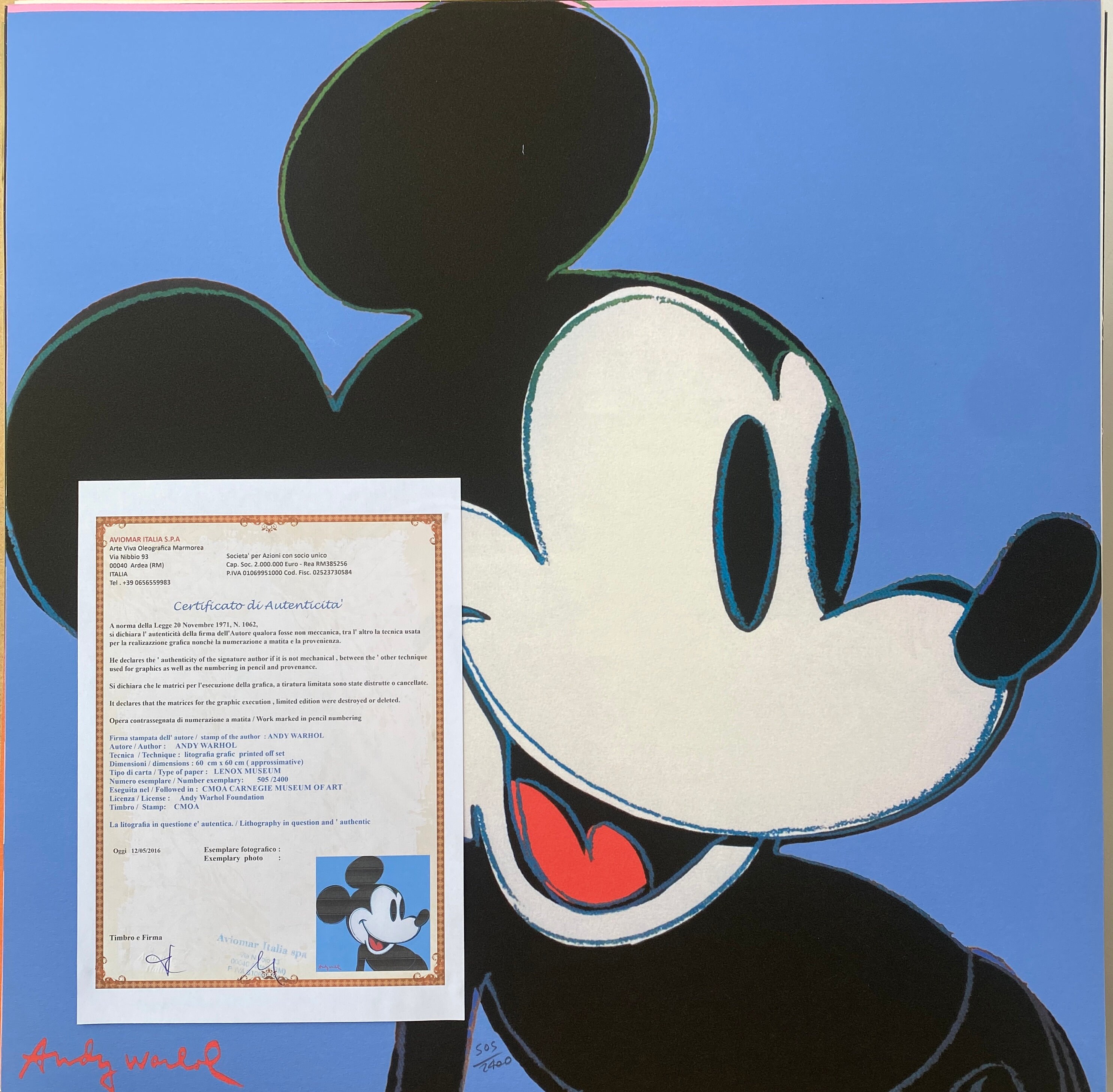 Warhol mickey mouse - Etsy 日本