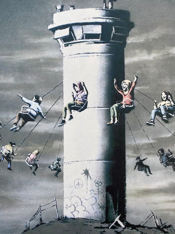 rene gagnonAISシリーズ キャンバス作品dolk banksy DOLK 「Vandal」 ブルー Ed ー NOISEKING ノイズキング