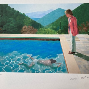 Pool and Steps (1971) – デイヴィッド・ホックニー